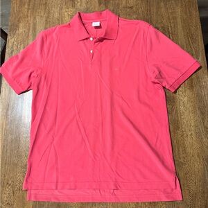 Brooks Brothers Men's Pink Polo Shirt